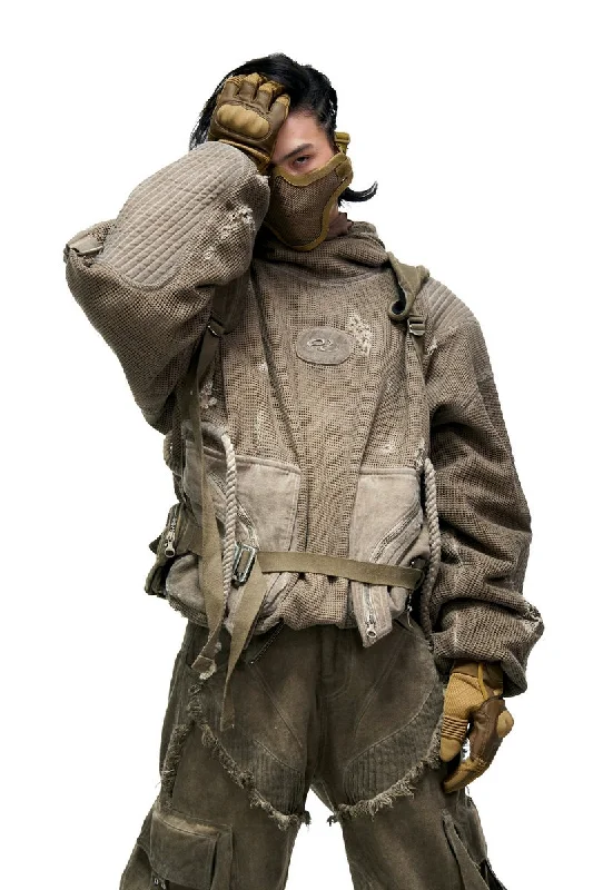 Cotton Armor Hoodie Hoodie with Contrast Stitching Detailed Premium
