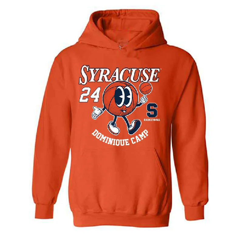 Syracuse - NCAA Women's Basketball : Dominique Camp - Fashion Shersey Hooded Sweatshirt Hoodie with Camouflage Military Edgy