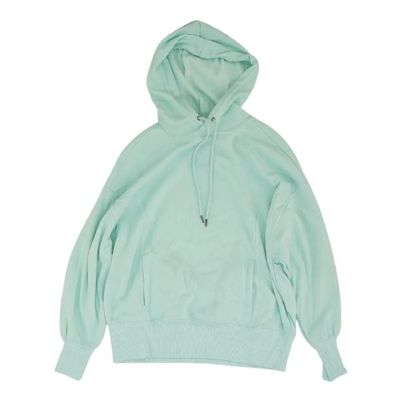 Green Solid Hoodie Hoodie with Snap Buttons Easy Quick