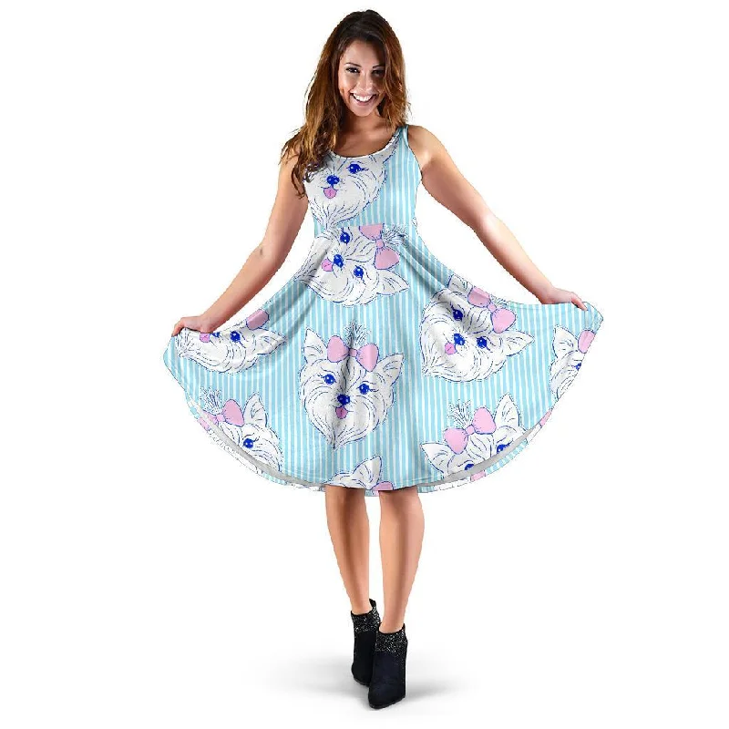 Dog Yorkshire Terrier Puppy Pattern Print Dress Tunics Travel practical