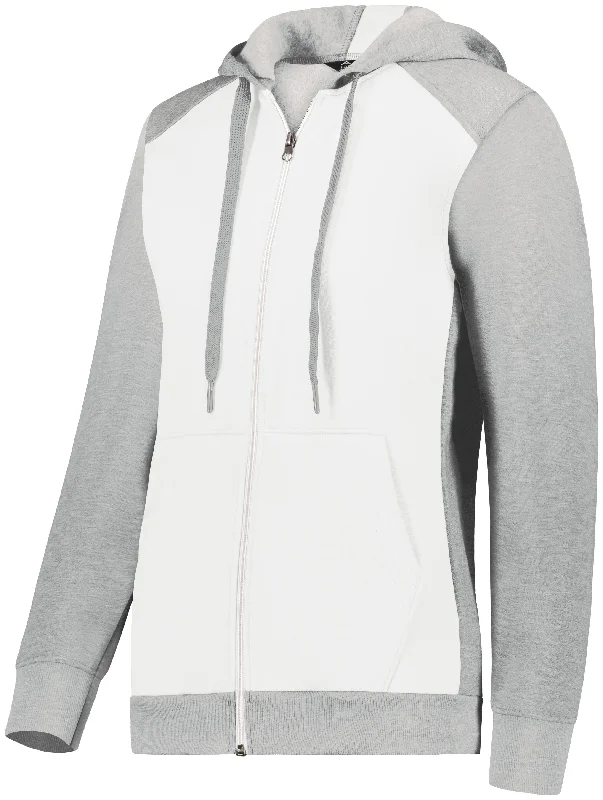 WHITE/GREY HEATHER