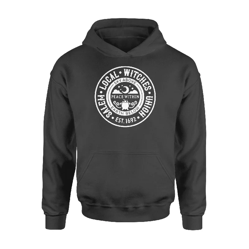 Witch Salem Witch Union - Standard Hoodie Hoodie with Elastic Cuffs Stretchable Comfortable