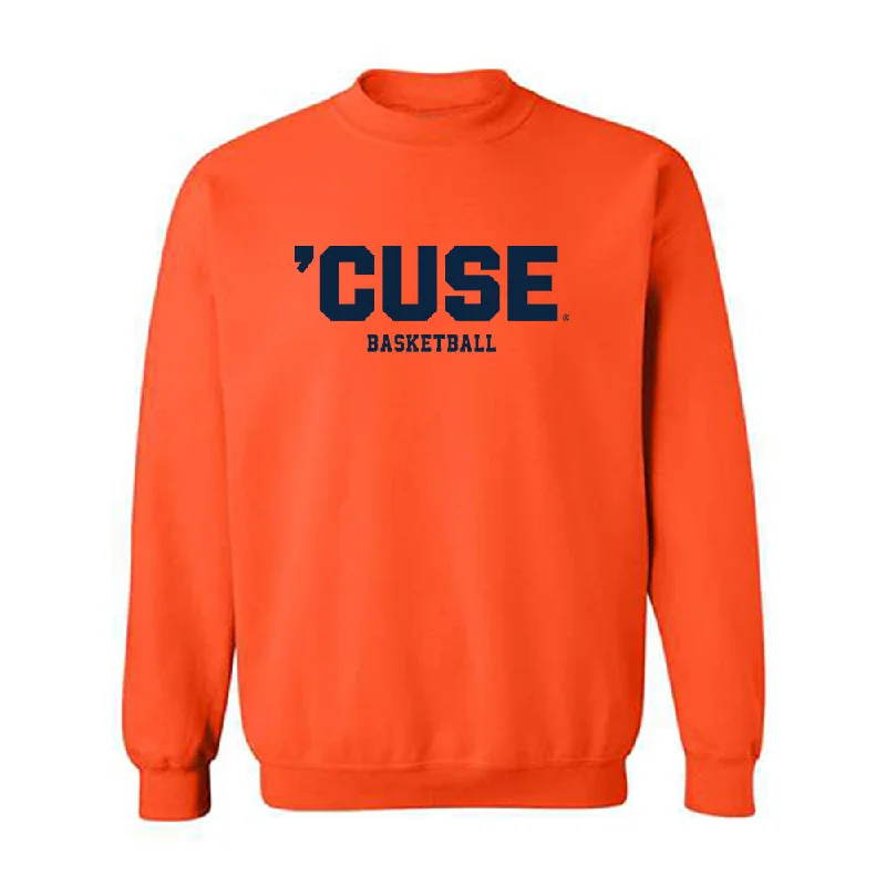 Syracuse - NCAA Women's Basketball : Dominique Camp - Classic Shersey Crewneck Sweatshirt Hoodie with Exposed Zipper Edgy Industrial