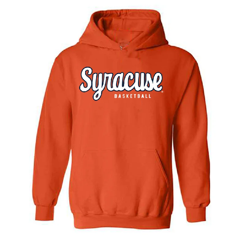 Syracuse - NCAA Women's Basketball : Shy Hawkins - Classic Shersey Hooded Sweatshirt Hoodie with Crew Neck Simple Timeless