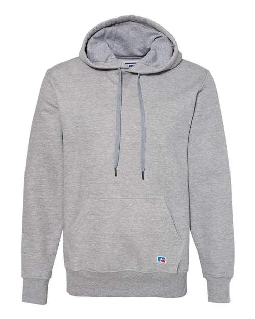 Russell Athletic Cotton Rich Fleece Hooded Sweatshirt 82ONSM Hoodie with High-Low Hem Asymmetrical Trendy