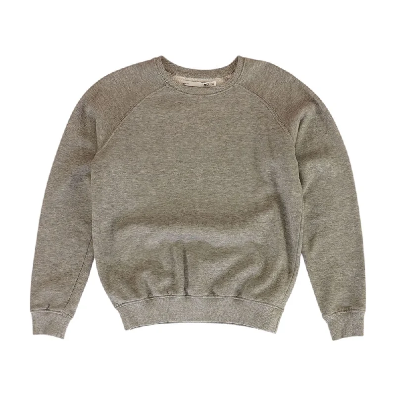 Gray Solid Sweatshirt Hoodie with Color Block Contrast Stylish