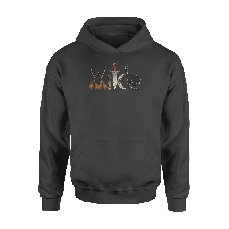 Witch Witch Text Symbol - Standard Hoodie Graphic Hoodie Design Print