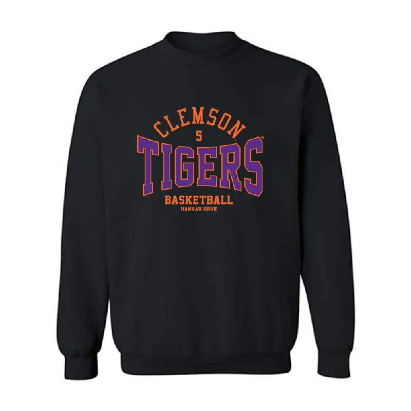 Clemson - NCAA Women's Basketball : Hannah Kohn - Classic Fashion Shersey Crewneck Sweatshirt Graphic Hoodie Design Print