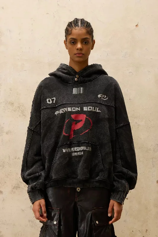 Dirty Hoodie Hoodie with Mesh Breathable Sporty