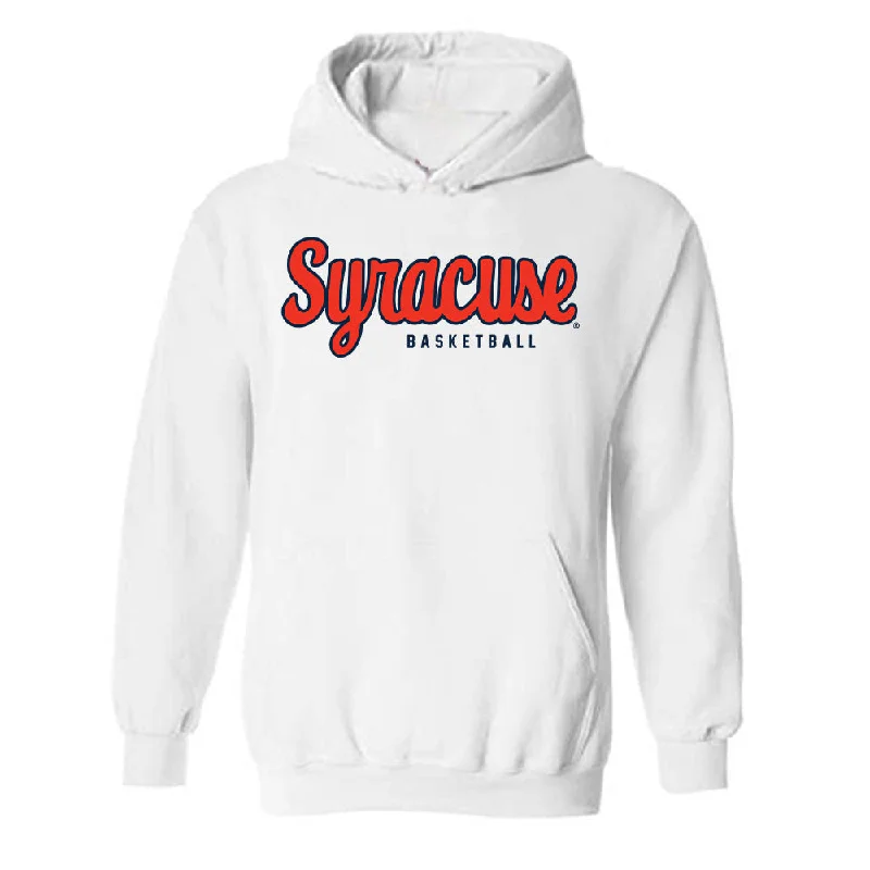Syracuse - NCAA Women's Basketball : Shy Hawkins - Classic Shersey Hooded Sweatshirt Hoodie with Longline Fit Extended Stylish