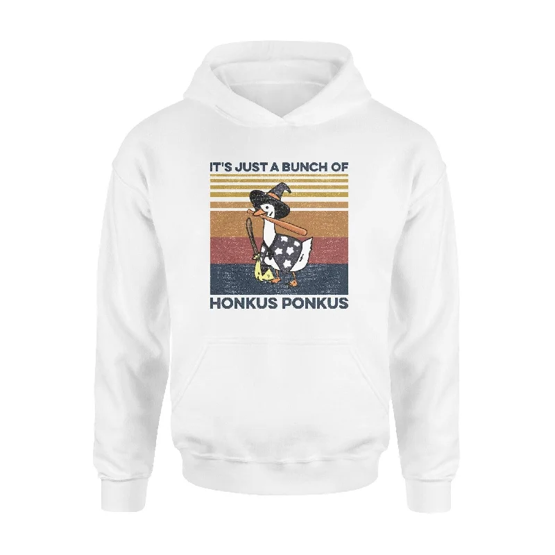 Witch It's Just A Bunch Of Honkus Ponkus - Standard Hoodie Hoodie with High Neck Warm Protective