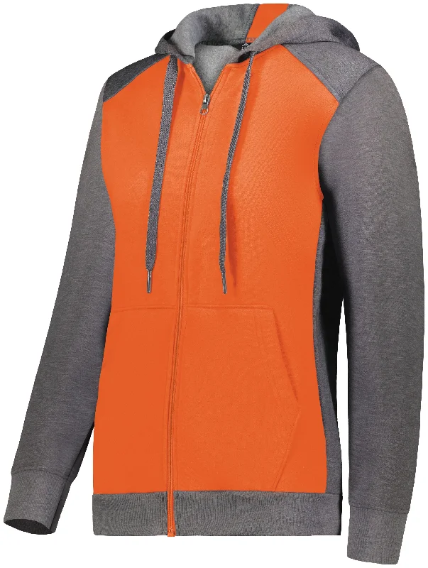 ORANGE/CARBON HEATHER
