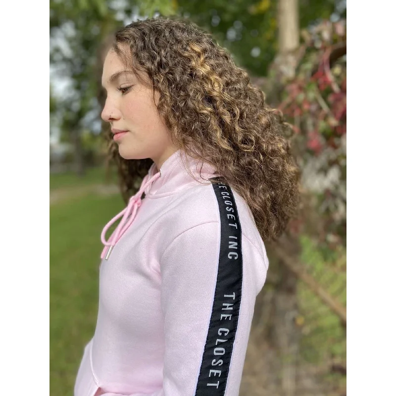 Women's The Closet Inc. Brand Hoodie - Pink Hoodie with Pastel Soft Subtle