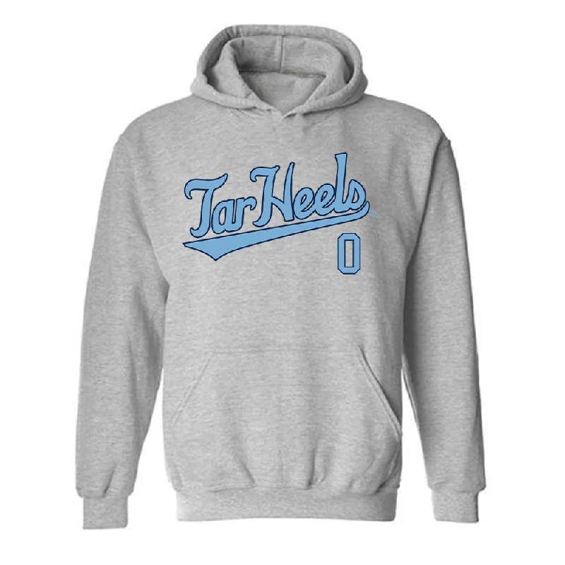 UNC - NCAA Women's Basketball : Lanie Grant - Classic Shersey Hooded Sweatshirt Hoodie with Metallic Shiny Futuristic