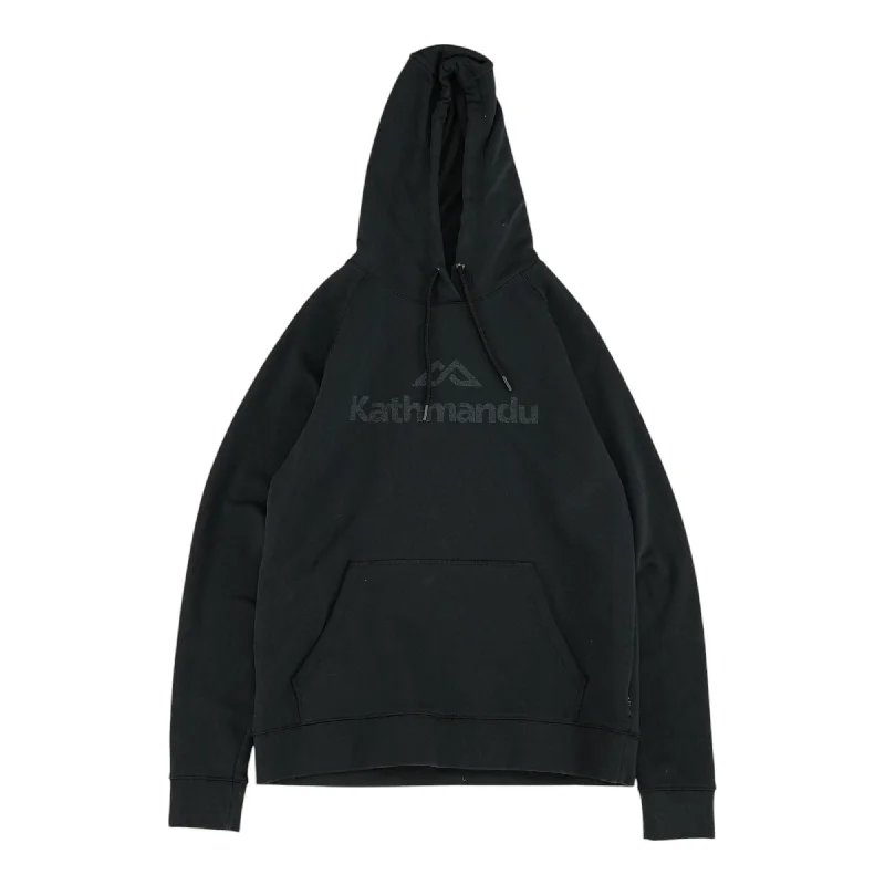 Black Solid Hoodie Hoodie with Exposed Zipper Edgy Industrial