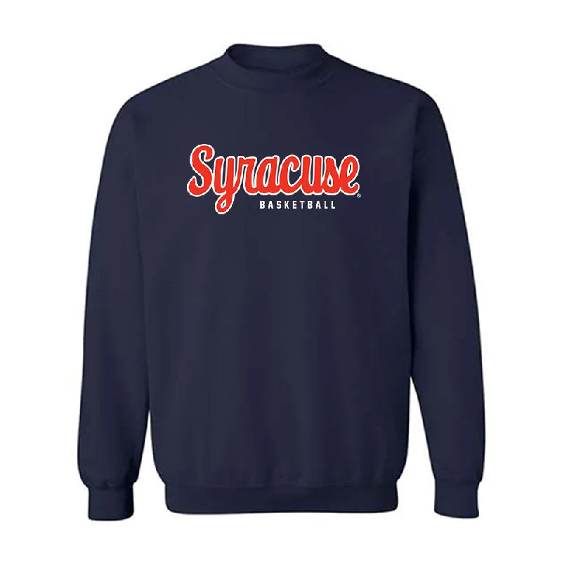 Syracuse - NCAA Women's Basketball : Shy Hawkins - Classic Shersey Crewneck Sweatshirt Hoodie with Turtle Neck Cozy Winter
