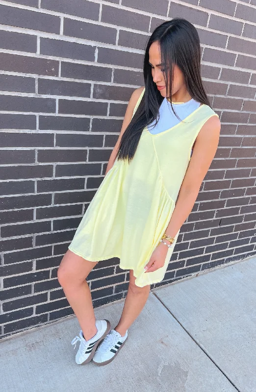 SUNNY DAYS BABYDOLL DRESS Pencil Office Professional