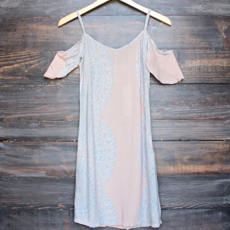 Final Sale - YIREH Mita Dress in Sun Dial Tunics Fleece cozy