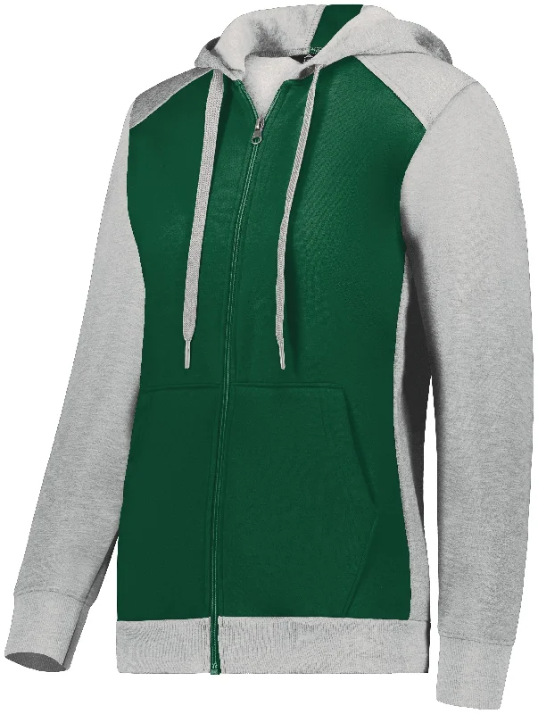 DARK GREEN/GREY HEATHER