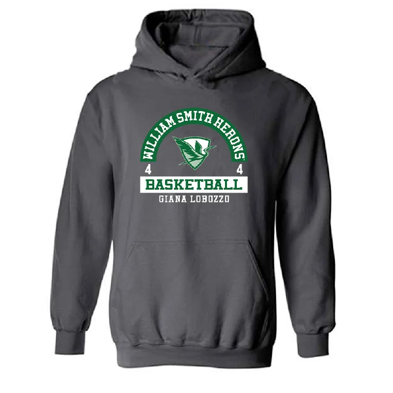 HWS - NCAA Women's Basketball : Giana Lobozzo - Classic Fashion Shersey Hooded Sweatshirt Hoodie with Print Artistic Unique