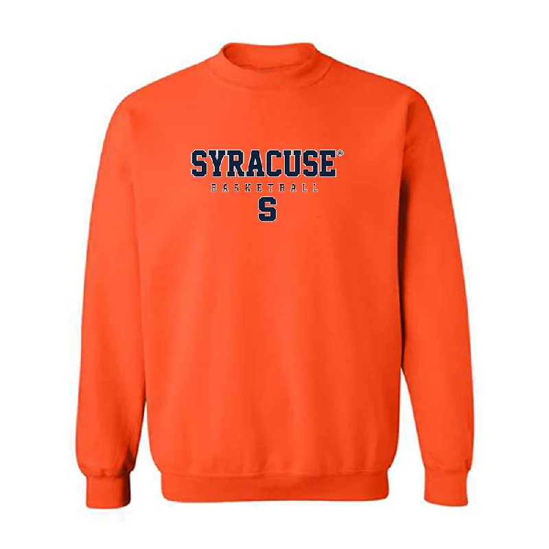 Syracuse - NCAA Women's Basketball : Shy Hawkins - Classic Shersey Crewneck Sweatshirt Hoodie with Half-Zip Sporty Casual