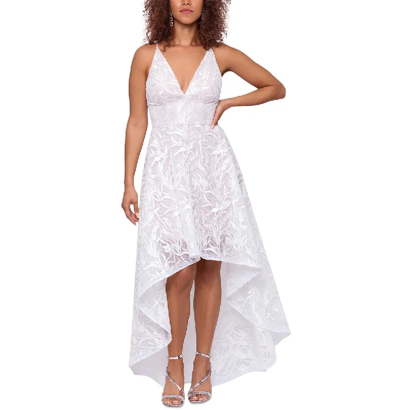 Xscape Womens Soutache Mesh Evening Dress Tunics Brand named