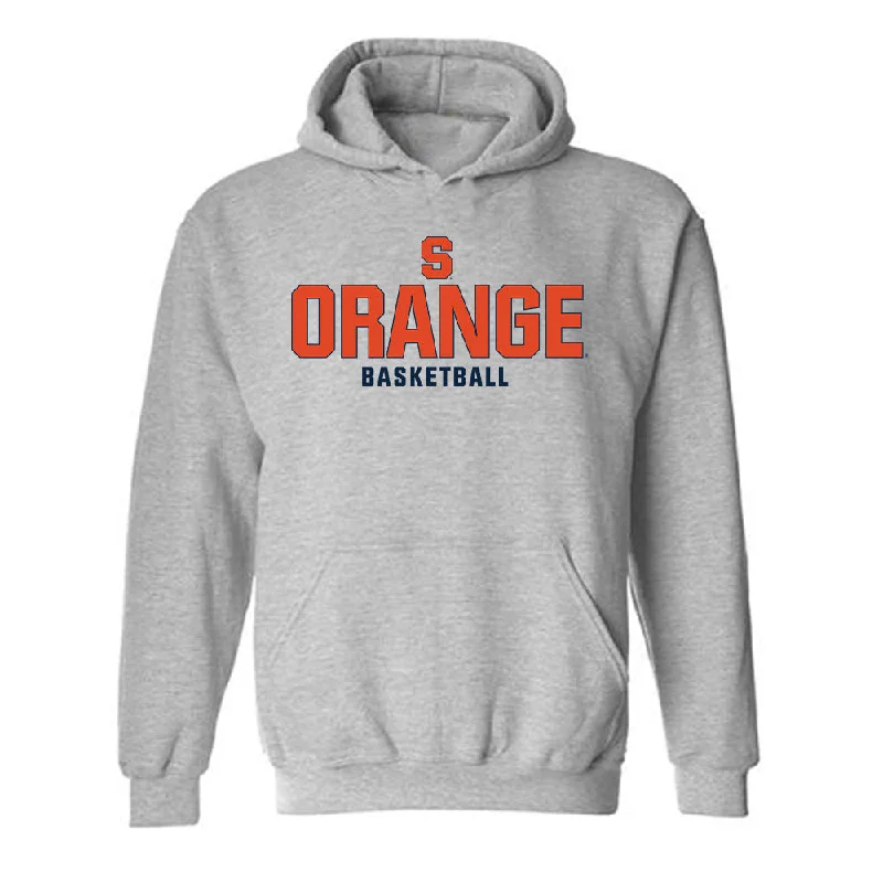 Syracuse - NCAA Women's Basketball : Shy Hawkins - Classic Shersey Hooded Sweatshirt Hoodie with Hidden Zipper Minimalist Clean