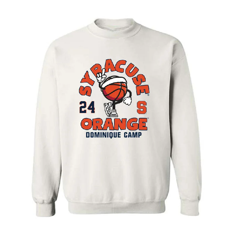 Syracuse - NCAA Women's Basketball : Dominique Camp - Fashion Shersey Crewneck Sweatshirt Hoodie with Oversized Fit Loose Comfortable