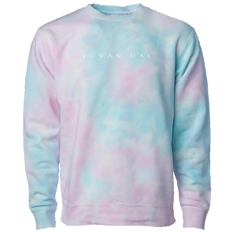 Cotton Candy Crew Neck Sweatshirt Hoodie with Elastic Waist Stretchable Comfortable