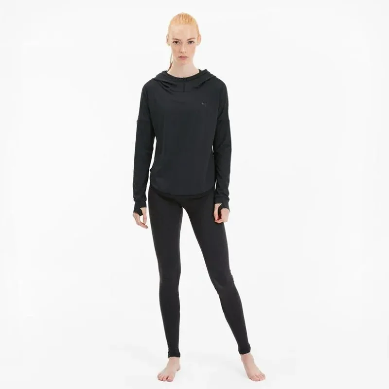 Women's Puma Studio Lace Hoodie Hoodie with Slim Fit Tailored Modern