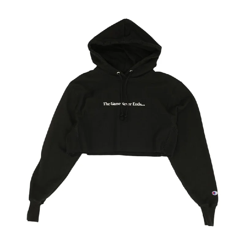 Black Solid Hoodie Hoodie with Monochrome Minimalist Simple