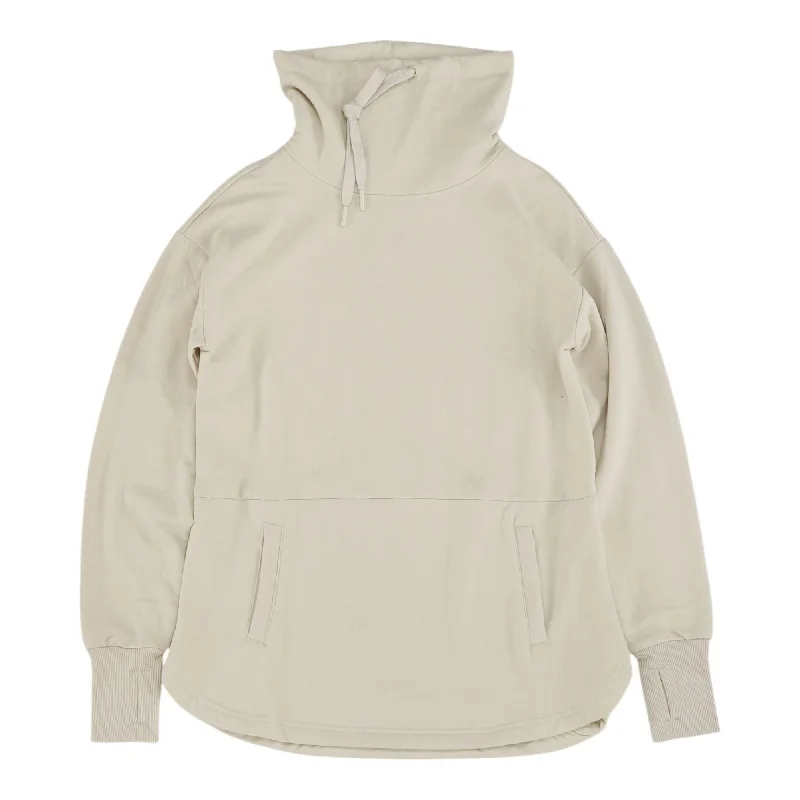 Beige Solid Sweatshirt Hoodie with Earth Tones Natural Calm