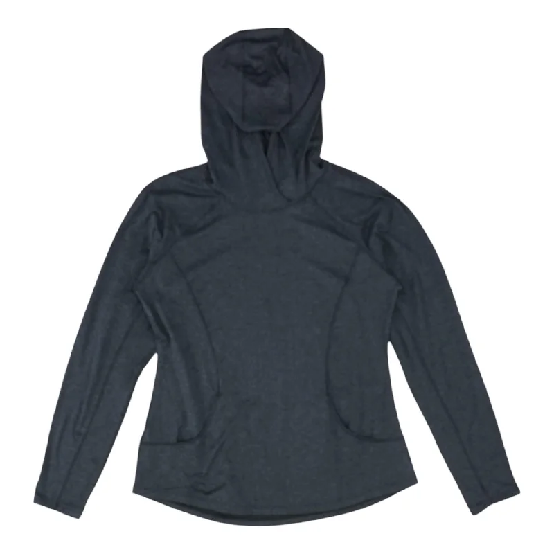 Gray Misc Hoodie Hoodie with High-Low Hem Asymmetrical Trendy