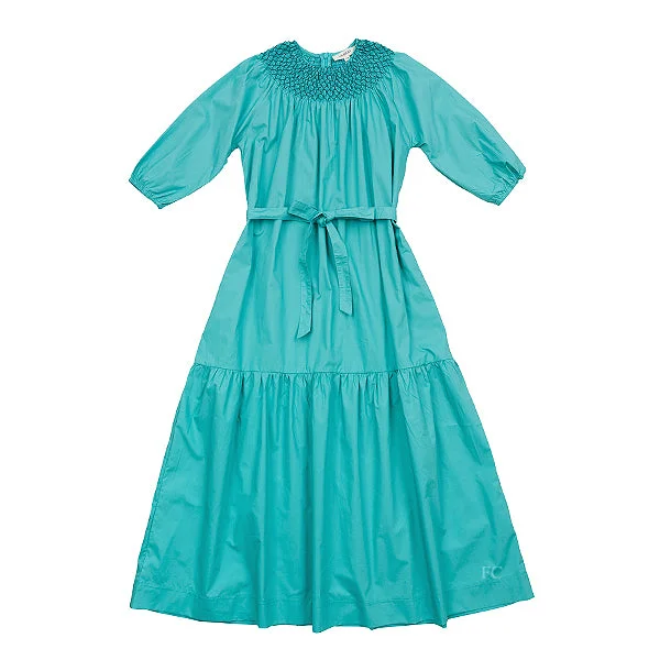 Jade green tiered dress by Alexandre Laurent Tunics Luxurious high-end