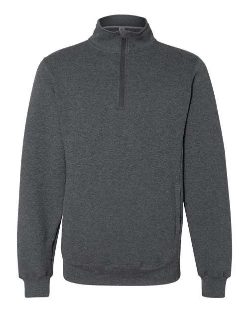 Russell Athletic Dri Power® Quarter-Zip Cadet Collar Sweatshirt 1Z4HBM Hoodie with Side Slits Relaxed Casual