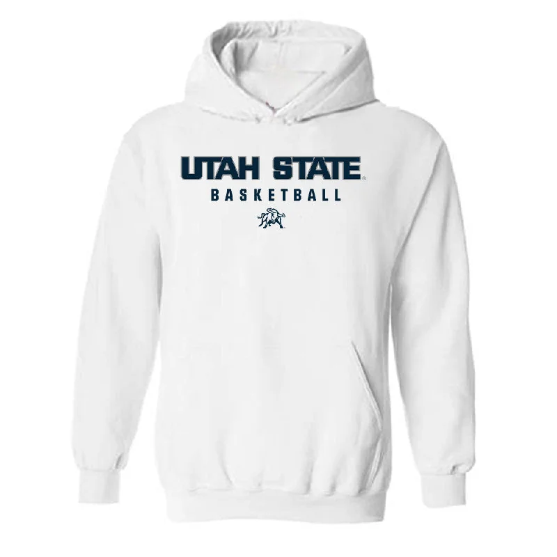 Utah State - NCAA Women's Basketball : Ava Smith - Classic Shersey Hooded Sweatshirt Hoodie Sweatshirt Pullover