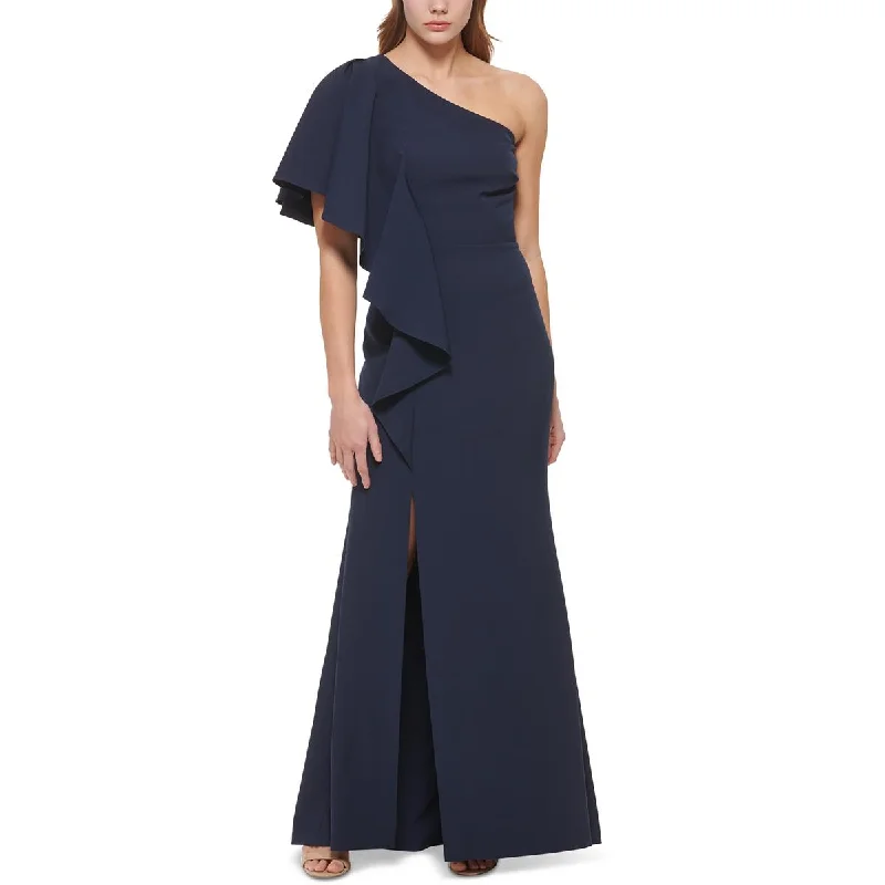 Vince Camuto Womens Ruffled  Evening Dress Tunics Velvet soft