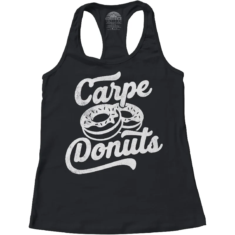 Women's Carpe Donuts Racerback Tank Top strapless tank top