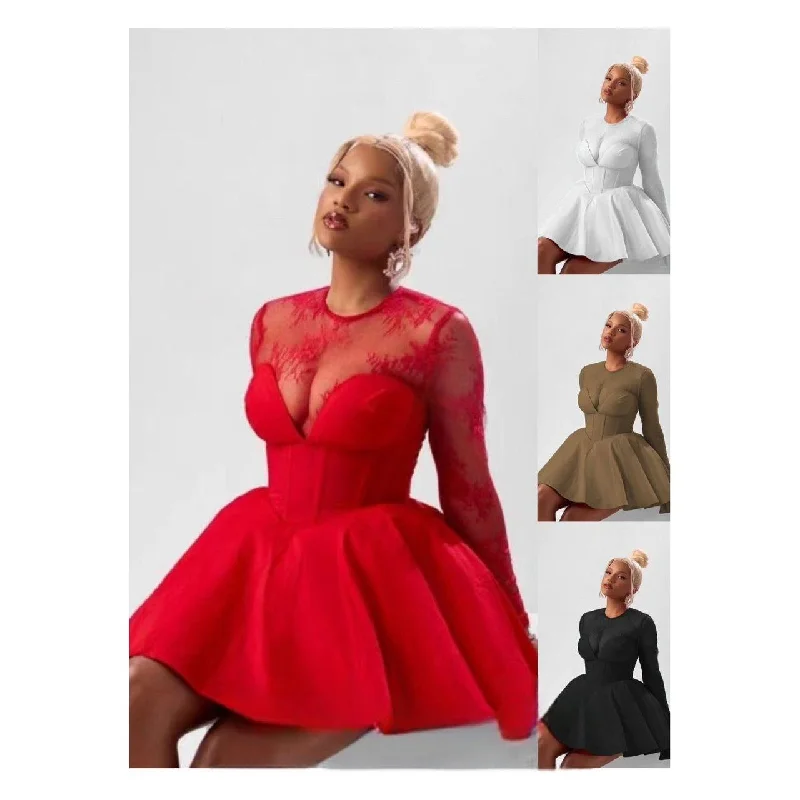 A-Line Princess Evening Party Dress. Tunics Sophisticated sleek