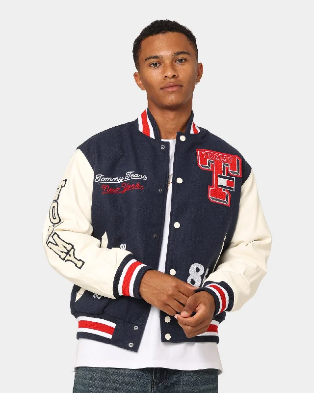 Tommy Jeans TJM Collegiate Letterman Jacket Twilight Navy Corduroy Jacket Velvet Jacket Brocade Jacket