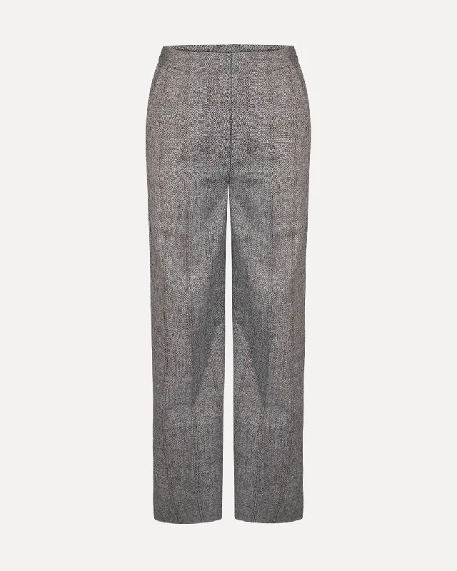 Moore check pants Casual Skinny Fit Pants
