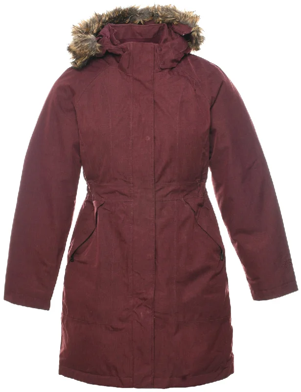 The North Face Puffer Jacket - XS One-Shoulder Jacket Off-the-Shoulder Jacket Asymmetrical Jacket