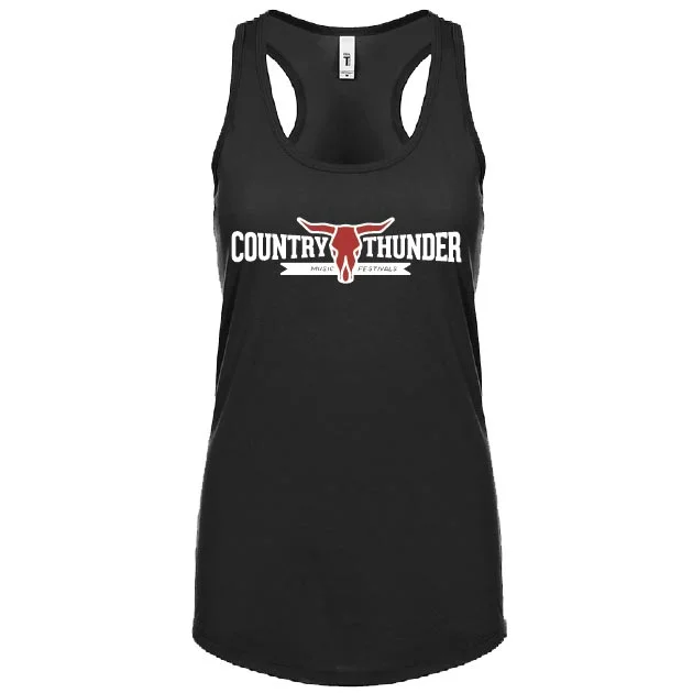 Country Thunder  Women's Logo Graphic Tank Top bronze tank top