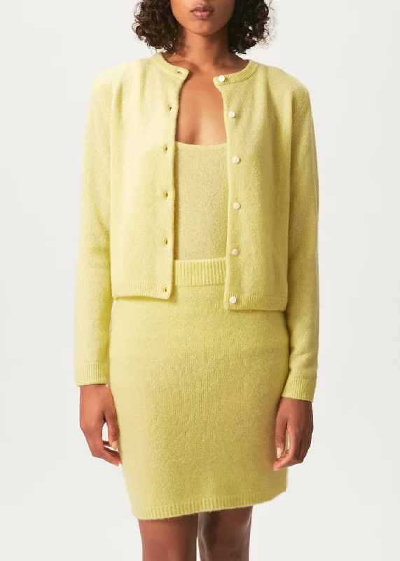 Faye Cardigan Print Jacquard Patchwork