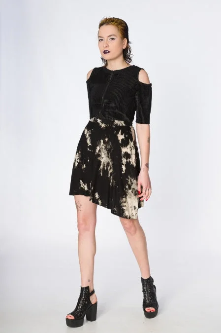 Banned Apparel - Tie Dye Skirt cashmere skirt plush