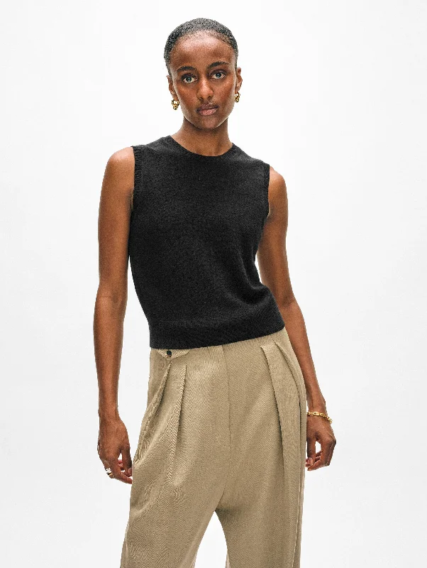 Cashmere Shell Tank Top trendy tank top