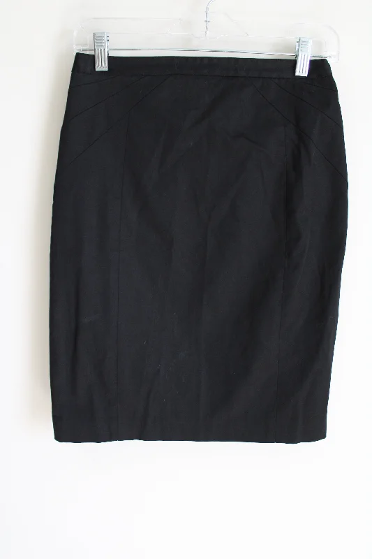 Express Deign Studio Black Fitted Skirt | 0 chiffon skirt airy