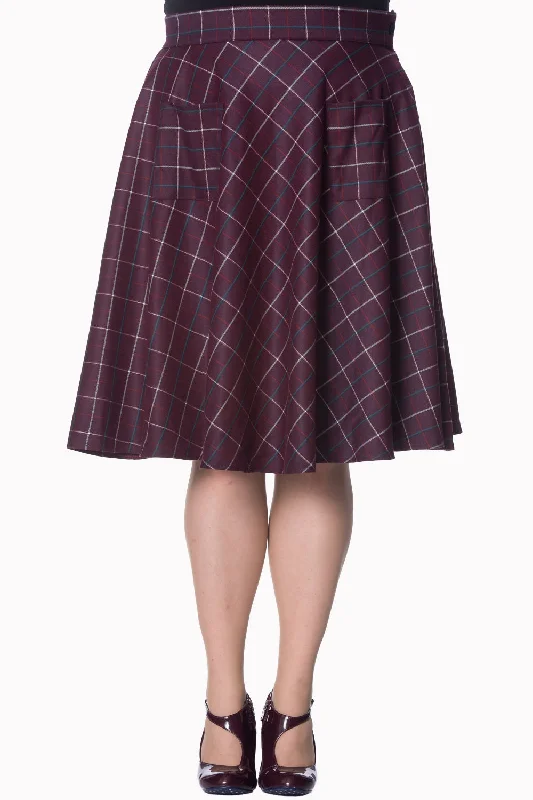 Banned Apparel - Maddy Skirt zip skirt side