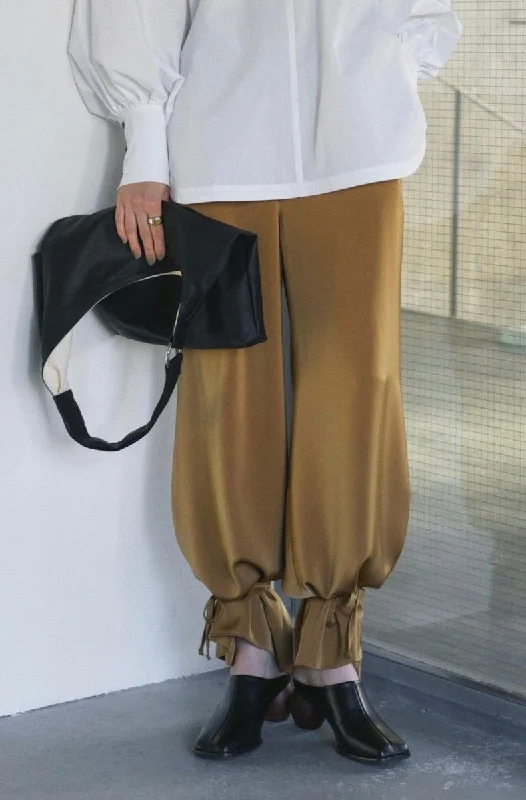 2way Satin Squeeze Pants/2color Modern Bootcut Pants