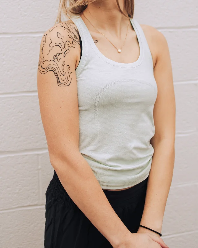 Swiftly Tech Racerback Tank 2.0 turquoise tank top